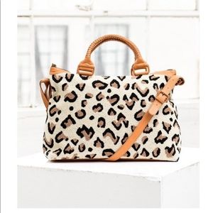 Cleobella Soho Weekender Leopard Print